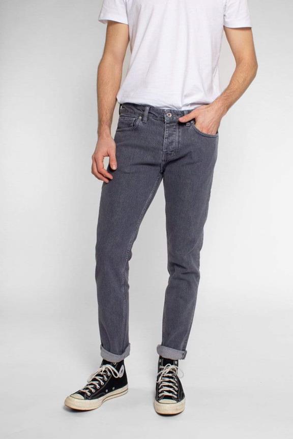 Jeans Jamie Slim Aged Grau 2