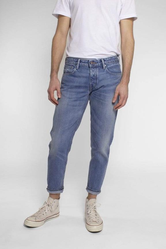 Jeans Codie Cropped Aged Indigo Hellblau 2