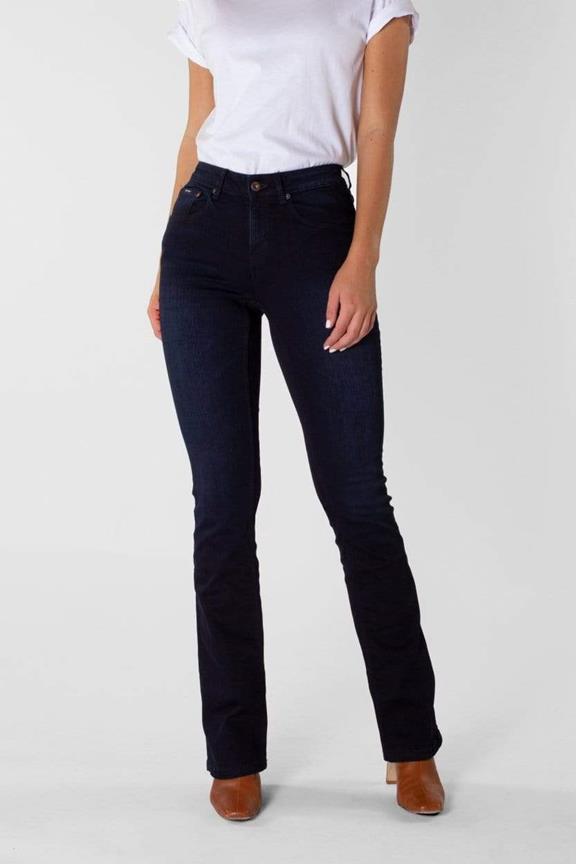 Bootcut Jeans Amy Donker Diepblauw 1