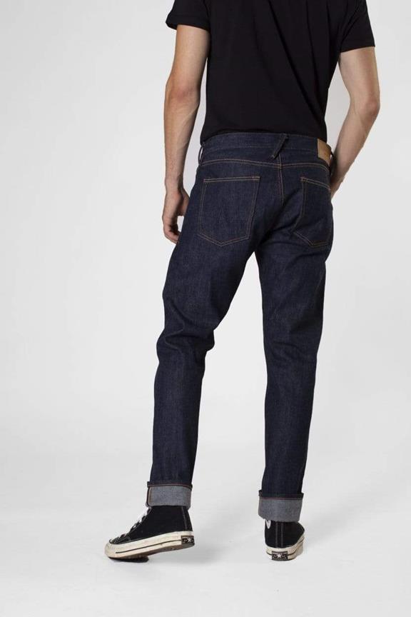 Jeans Jim Dry Selvedge Indigo Blauw 2