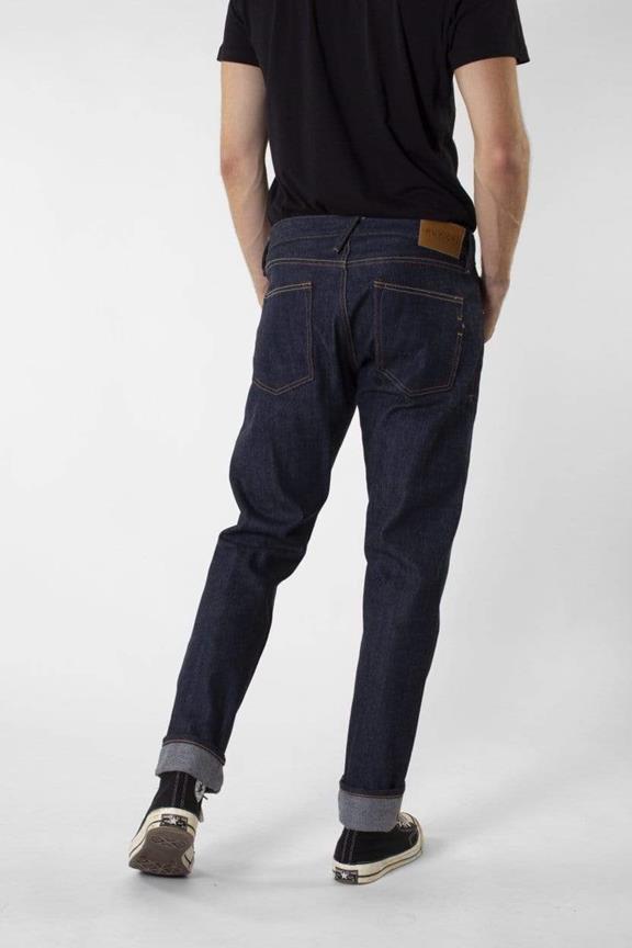 Jeans Jim Dry Selvedge Indigo Blauw 3