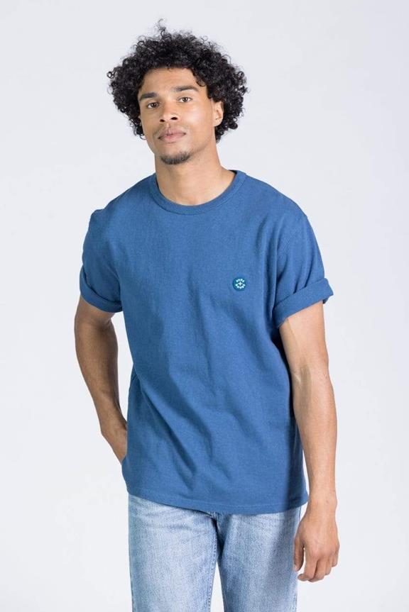 T-Shirt Liam Hemp Blue 1