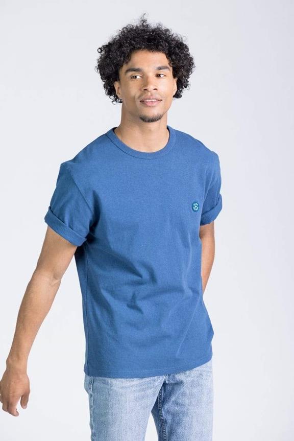 T-Shirt Liam Hemp Blue 2
