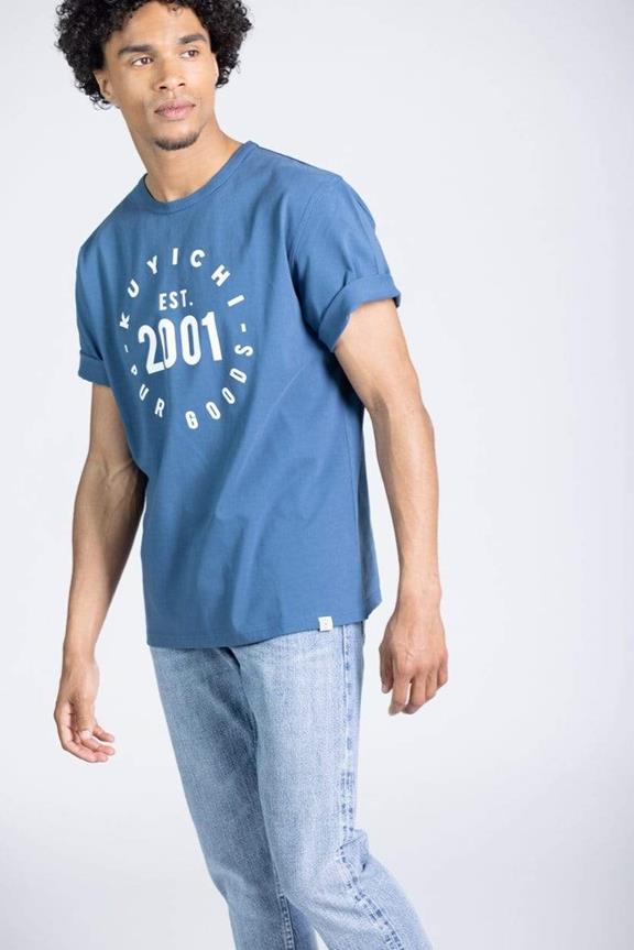 T-Shirt Liam Blauw 2