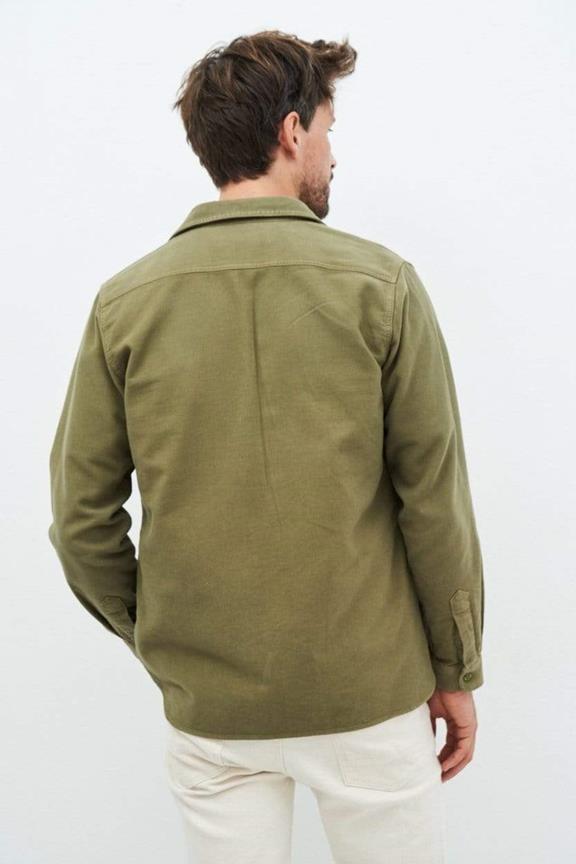 Flannel Andrew Light Olive Green 4