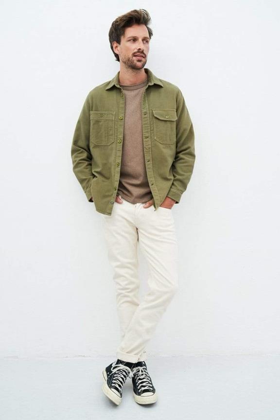 Flannel Andrew Light Olive Green 5