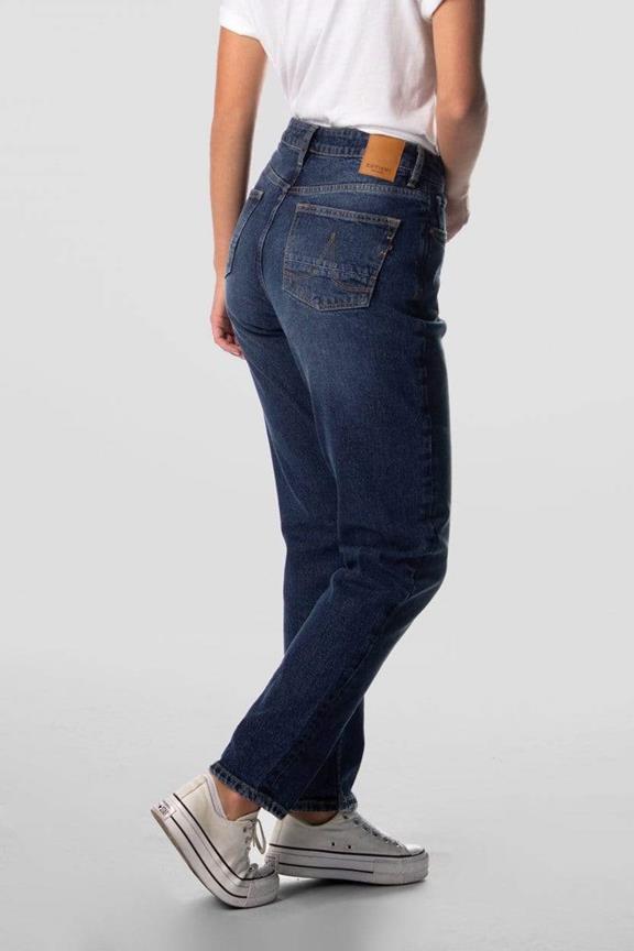 Jeans Nora Loose Tapered Hemp Blue 2