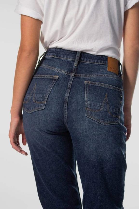 Jeans Nora Loose Tapered Hemp Blue 4