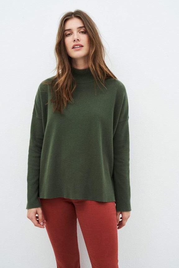 Pullover Kate Knit Moosgrün 1