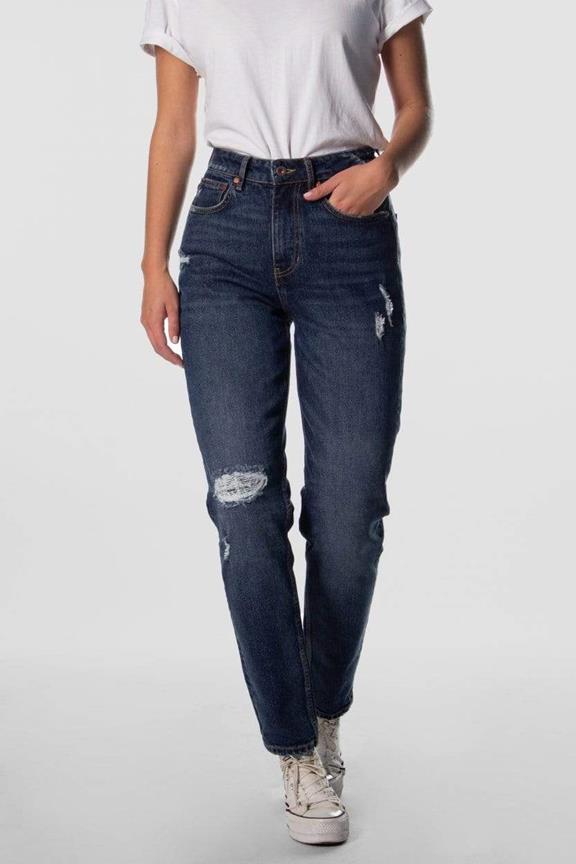 Jeans Nora Loose Hennep Blauw 1