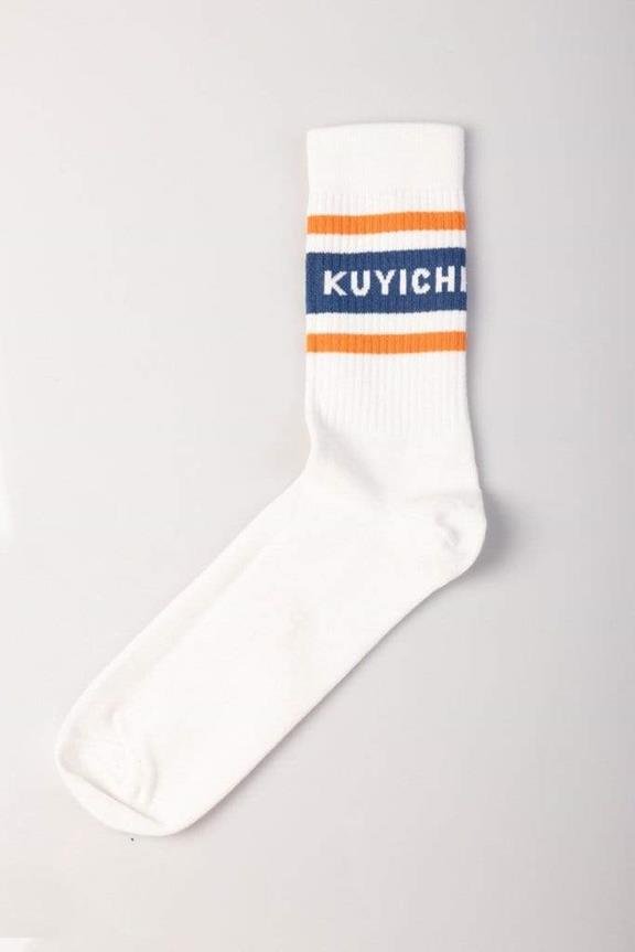 Socks Michael White-Orange 1