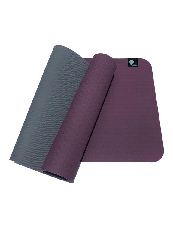 Yoga Mat Tpecomat 8mm Purple Gray 6