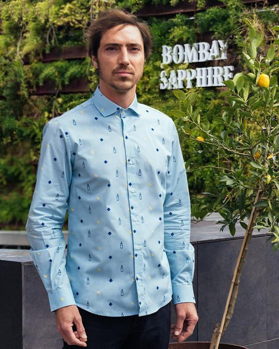 Bombay Sapphire Blue Shirt 3