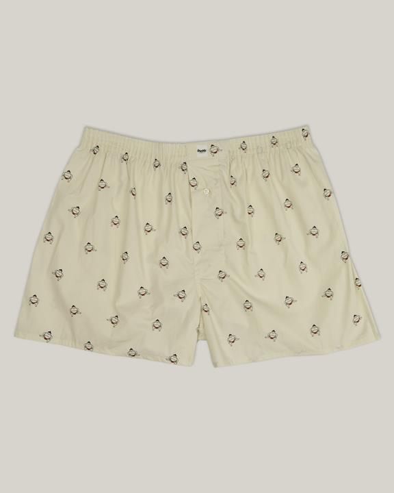 Boxer Shorts Sumo Print Cream 2