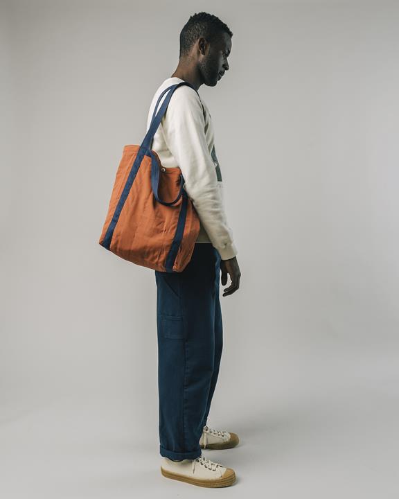 Shoulder Bag Quilted Orange 4
