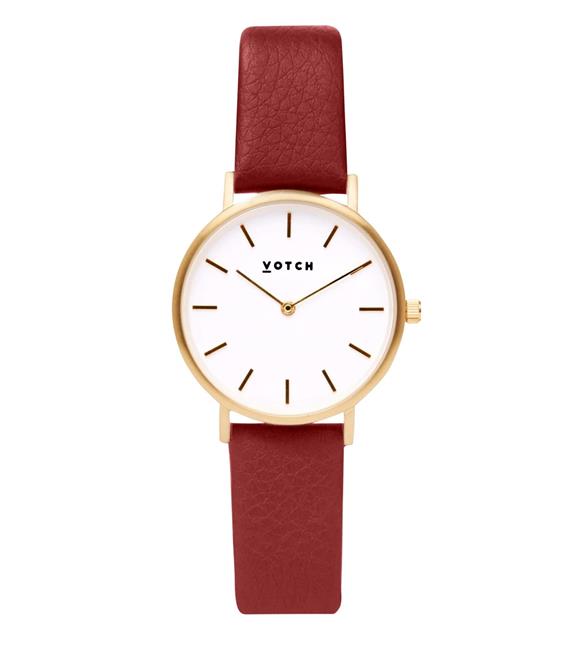 Watch Petite Ruby Red & Gold 1