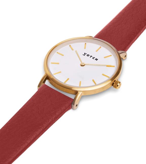 Watch Petite Ruby Red & Gold 2