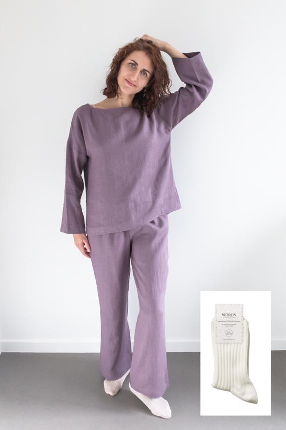 Gift Set Pajamas + Socks Lavender 1