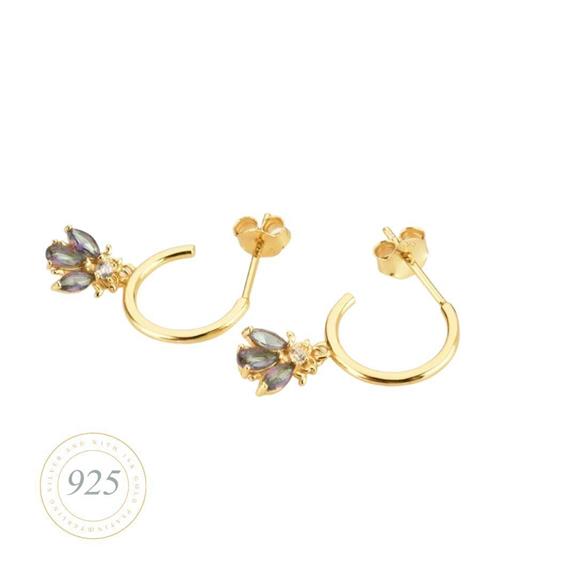 Earrings Gold Bee 5