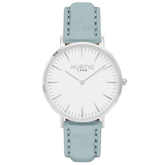Men's Watch Hymnal Silver, White & Light Blue from Shop Like You Give a Damn