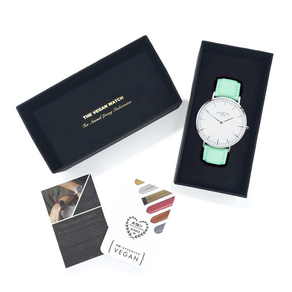 Horloge Mykonos Zilver Wit & Mint Dames from Shop Like You Give a Damn