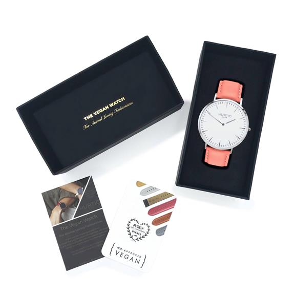 Watch Mykonos Silver White & Coral from Shop Like You Give a Damn