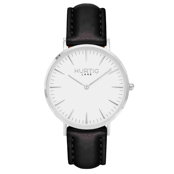 Horloge Mykonos Zilver Wit & Zwart Dames 1