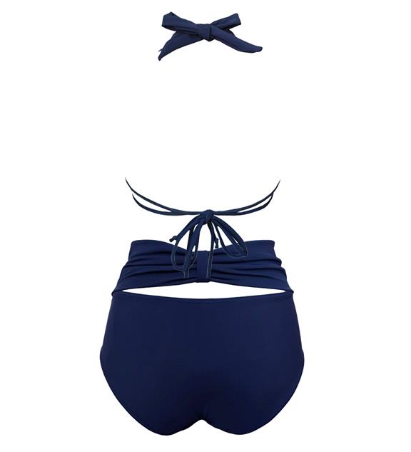 Bikini Veelzijdig + Strik Marineblauw 7