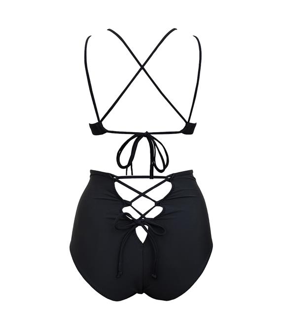 Bikini Nova Hoge Taille Zwart 5