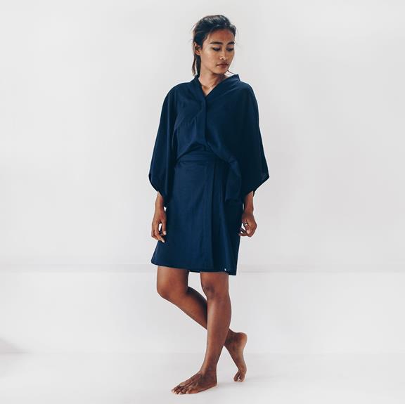 Dressing Gown Barong Dark Blue 1