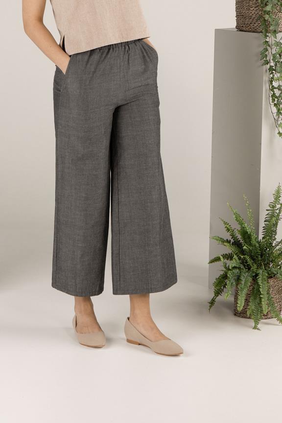 Culottes Forest Whispers Charcoal 1