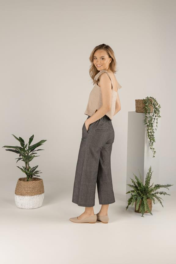 Culottes Forest Whispers Charcoal 2