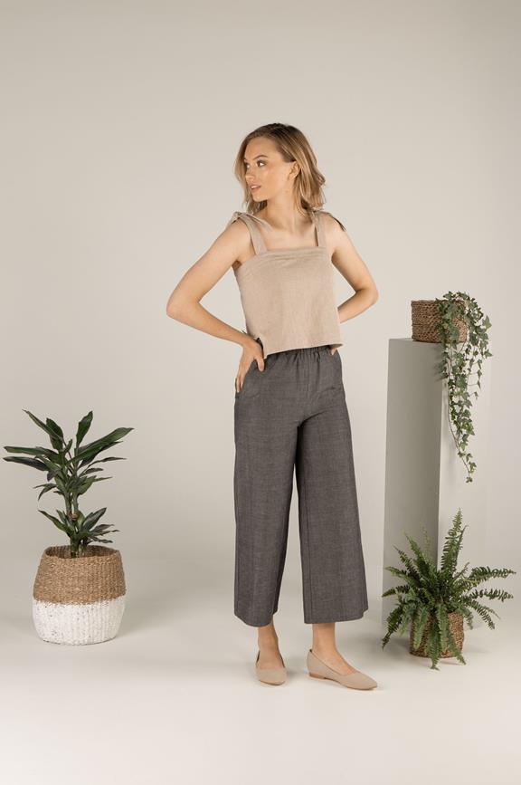 Culottes Forest Whispers Charcoal 4