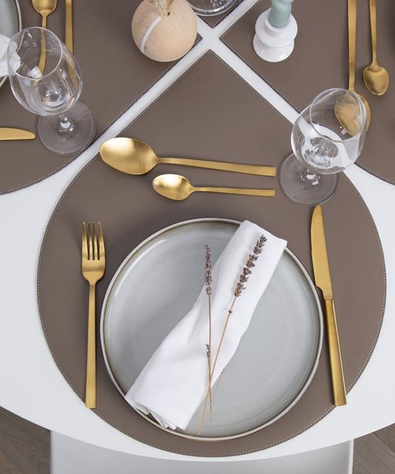Placemat Ronia Soft Taupe - Set Of 4 2