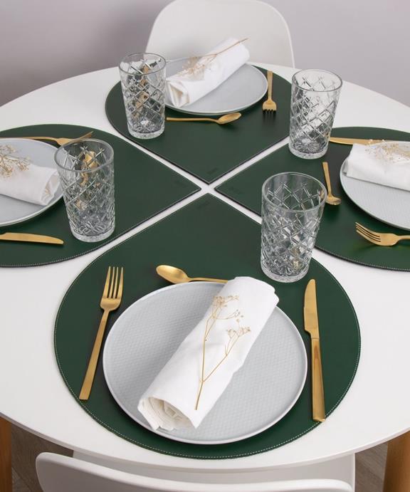 Placemat Ronia Emerald Green - Set Of 4 2