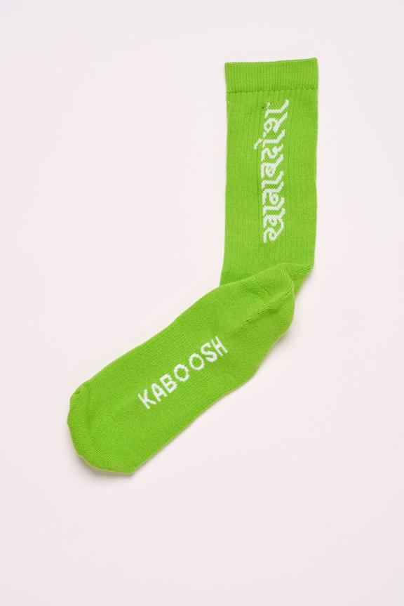 Socks Hindi Neon Green 4