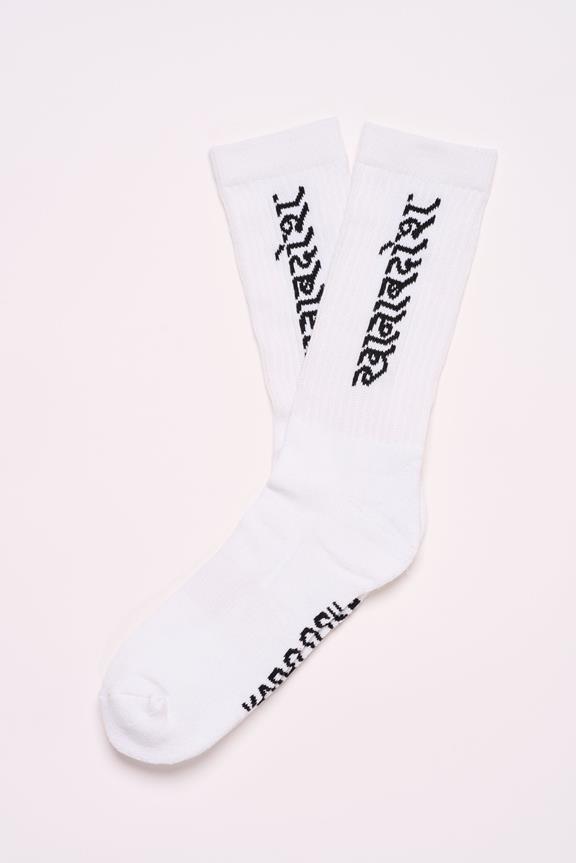Socks Hindi White 1