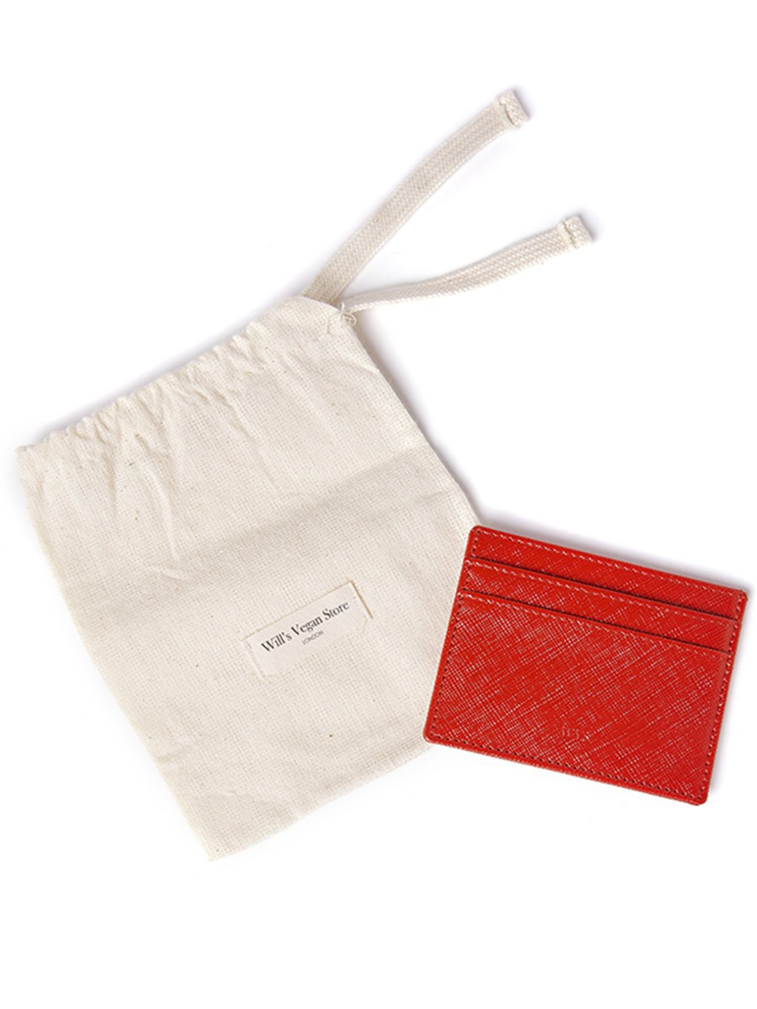 Cardholder Saffiano Red from Shop Like You Give a Damn
