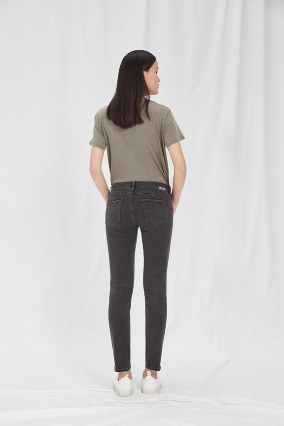 Slim Jeans Mid Sun Zwart Medium Grijs 3