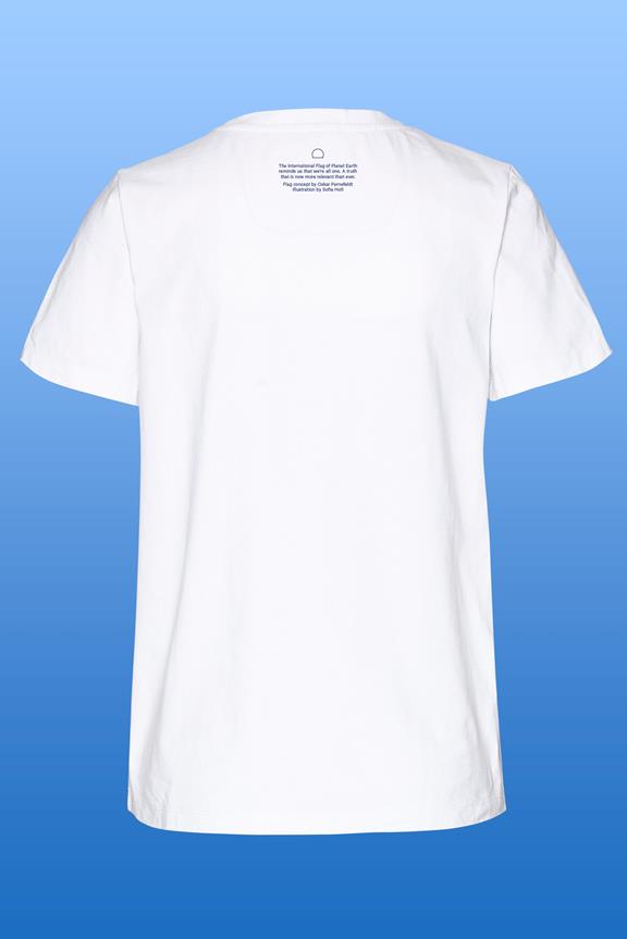 Upcycling-T-Shirt Chari Weiß 3