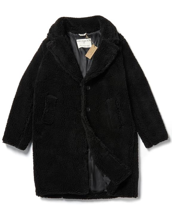 Teddy Coat Black 2