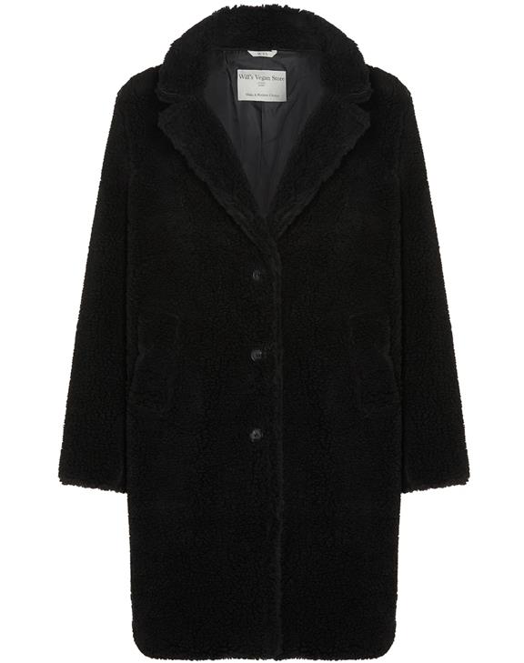 Teddy Coat Black from Shop Like You Give a Damn