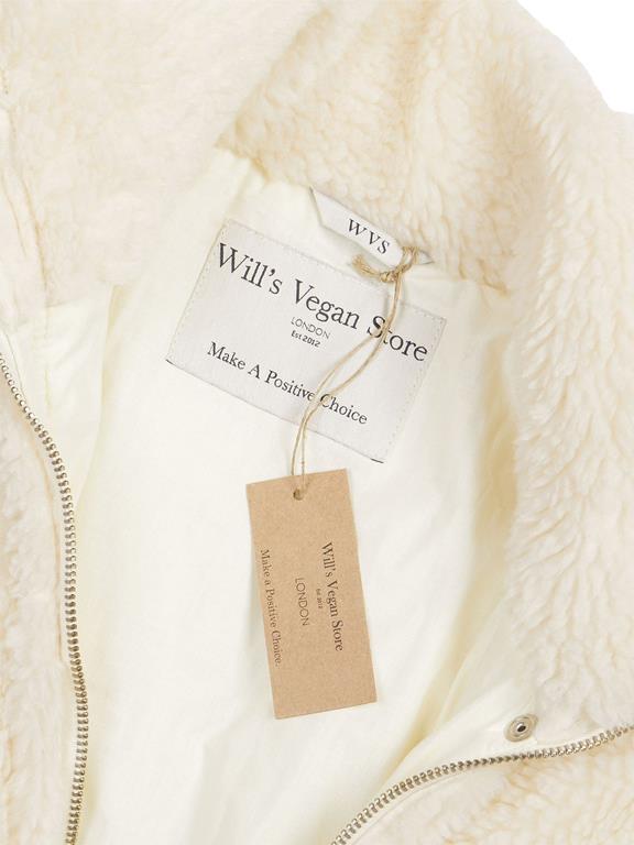 Recycled Teddy Coat Cream from Shop Like You Give a Damn