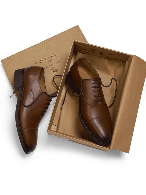 Goodyear Welt Oxfords Chestnut from Shop Like You Give a Damn