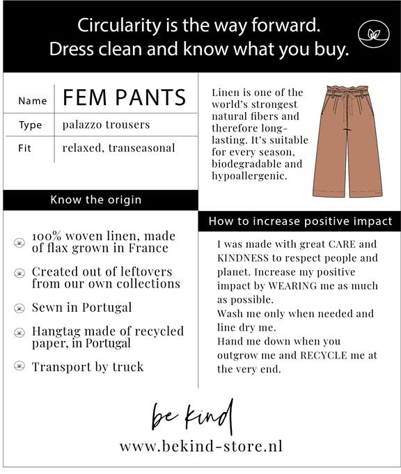 Broek Fem Beige 1