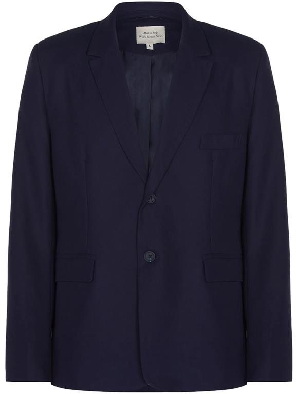 Two Piece Suit Jacket Dark Blue 4