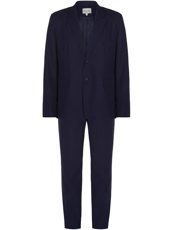 Two Piece Suit Jacket Dark Blue from Shop Like You Give a Damn