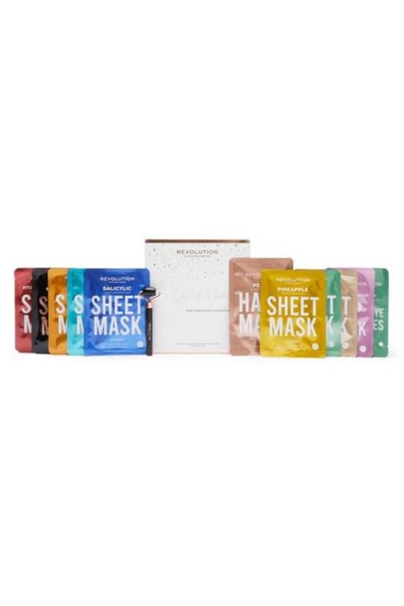 Revolution Skincare 12 Days Of Masking: Sheet Mask Advent Calendar Set