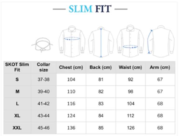 Shirt Slim Fit Checkered Black 10