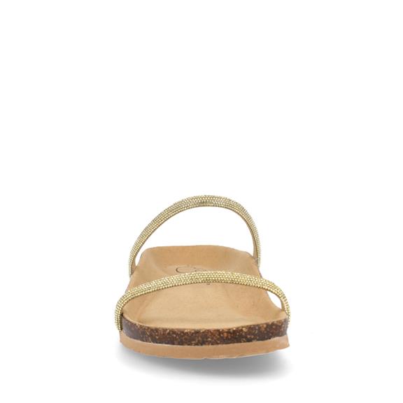 Sandals Open Lidia Beige & Gold from Shop Like You Give a Damn